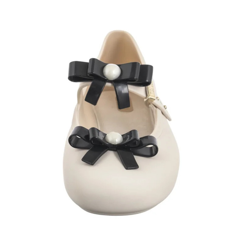 Melissa Soft Ballerina Bow AD 35971/BE620 Beige/Black (ML339-a) baleriinid