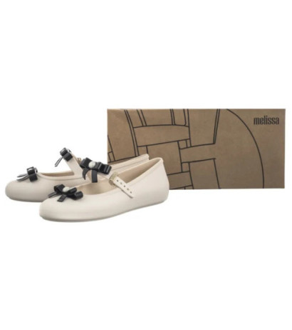Melissa Soft Ballerina Bow AD 35971/BE620 Beige/Black (ML339-a) baleriinid