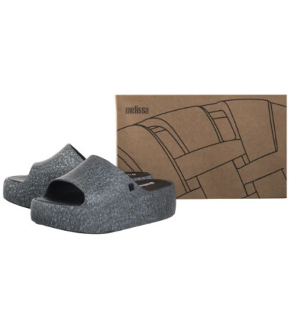 Melissa Free Platform Slide Denim AD 36149/BG691 Black Jeans (ML345-a) kingad