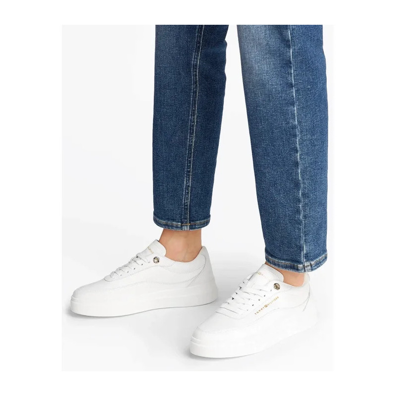 Tommy Hilfiger Modern Court Sneaker Lthr White FW0FW08800 YBS (TH1279-a) spordijalatsid
