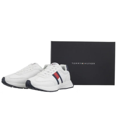 Tommy Hilfiger Flag Low Cut Lace-Up Sneaker White/Blue T3X9-33877-1695X336 (TH1287-a) spordijalatsid