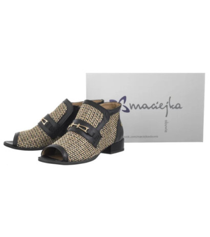 Maciejka Czarne+Beż 06934-39/00-1  (MA1312-b) kingad