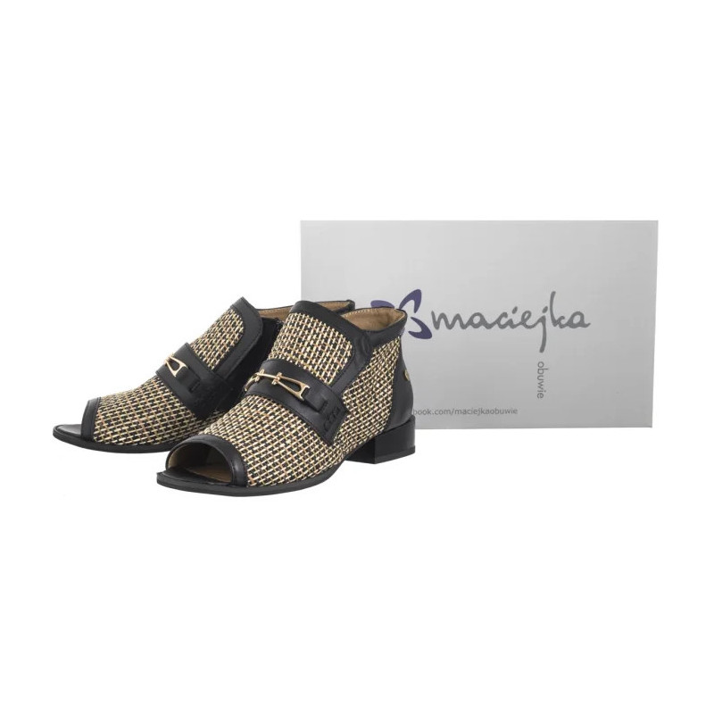 Maciejka Czarne+Beż 06934-39/00-1  (MA1312-b) kingad