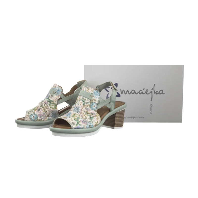 Maciejka Zielone Kwiatki 06830-09/00-1 (MA1316-b) kingad