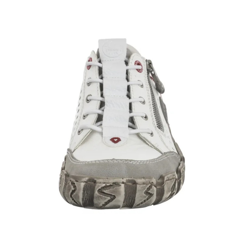 Rieker Białe L0355-80 White (RI239-a) kingad