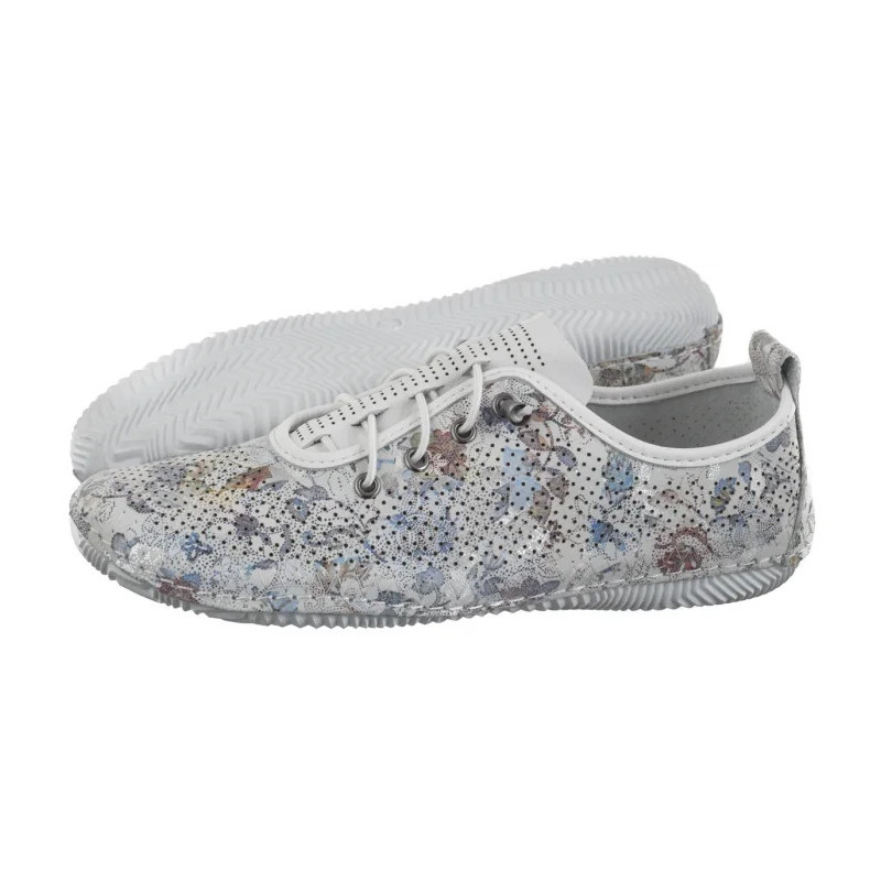 Artiker Białe Ażurowe w Kwiatki 56C2688 (AR147-a) kingad