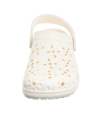 Crocs Classic Floral Cut Out Clog Chalk 210943-0WV (CR345-a) Naiste kingad/klappide klapid