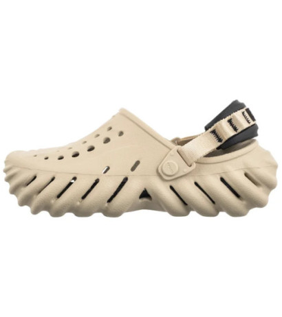 Crocs Echo Clog Bone/Black 207937-2YJ (CR347-a) Naiste kingad/klappide klapid