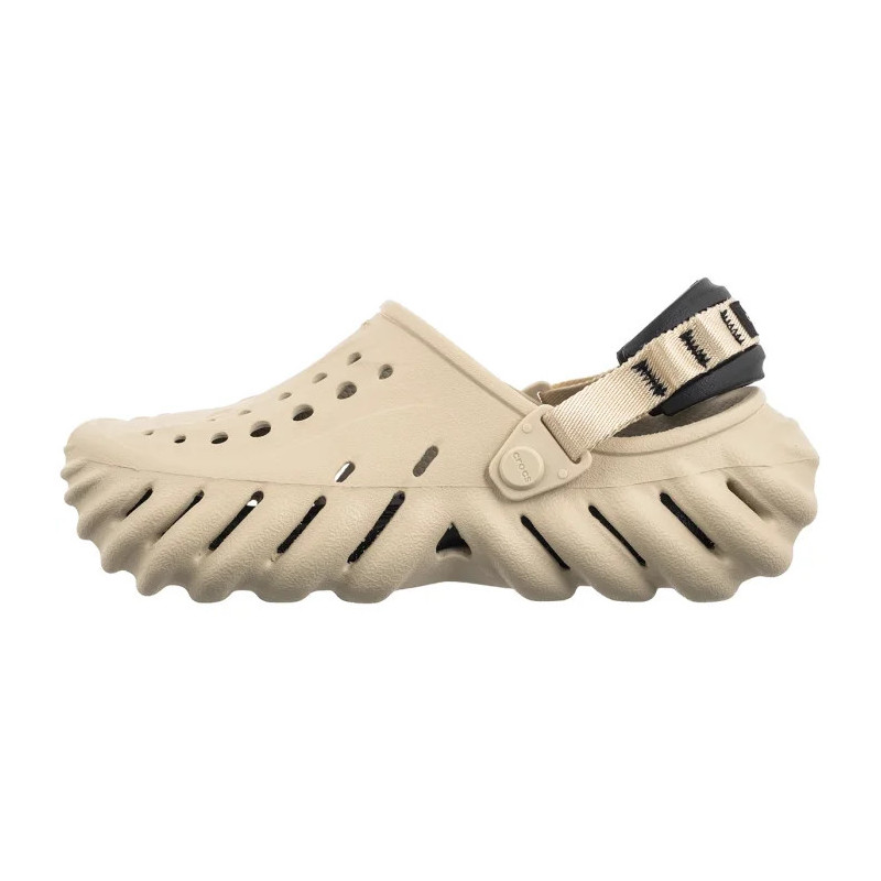 Crocs Echo Clog Bone/Black 207937-2YJ (CR347-a) Naiste kingad/klappide klapid