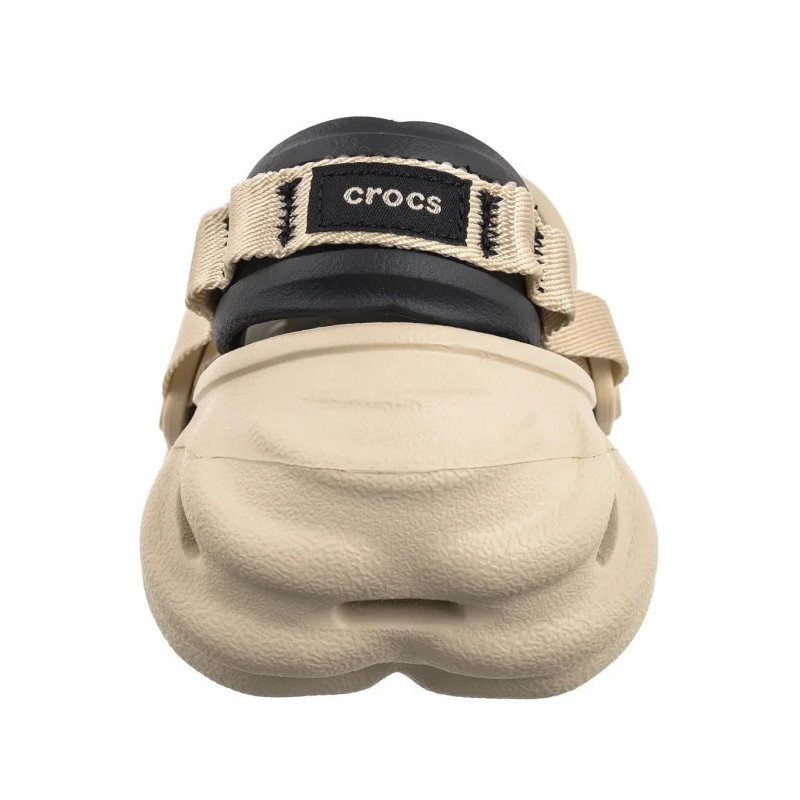 Crocs Echo Clog Bone/Black 207937-2YJ (CR347-a) Naiste kingad/klappide klapid