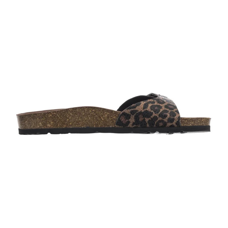Pepe Jeans Oban Leopard W Dark Brown PLS90612 898 (PE37-a) Naiste kingad/klappide klapid