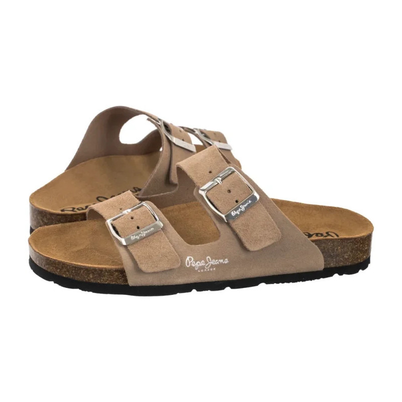 Pepe Jeans Oban Suede W Pop White PLS80009 812 (PE40-a) Naiste kingad/klappide klapid