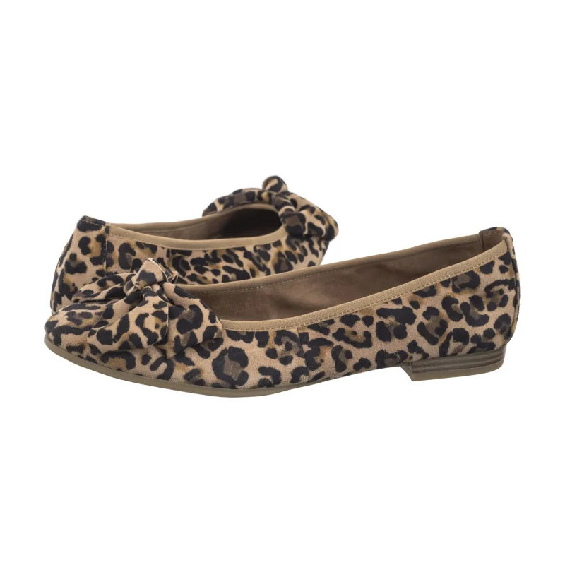 Tamaris Beżowe 1-22141-44 360 Leopard (TM523-a) baleriinid