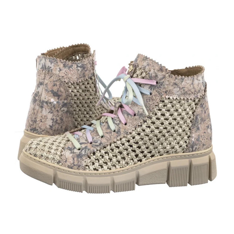 Maciejka Beżowe+Kwiaty 06892-04/00-1 (MA1323-a) kingad