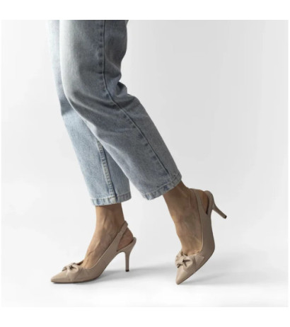 Ryłko Beżowe 8ZES6_A5 _6NL (RY1044-a) kõrged kontsad