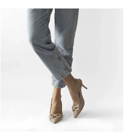 Ryłko Beżowe 8ZES6_A5 _6NL (RY1044-a) kõrged kontsad