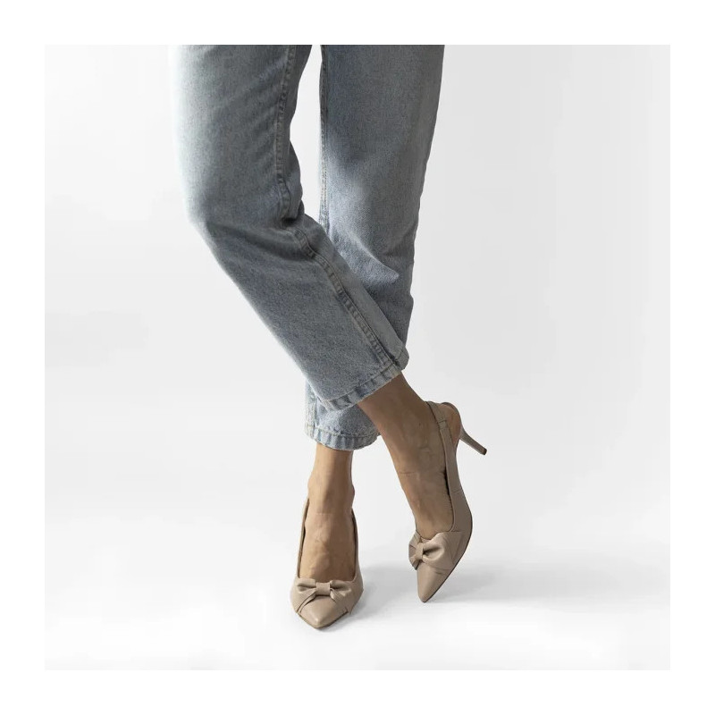 Ryłko Beżowe 8ZES6_A5 _6NL (RY1044-a) kõrged kontsad