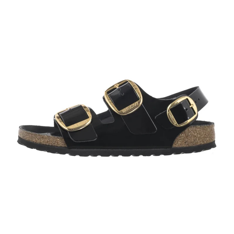 Birkenstock Milano Big Buckle High-Shine Black 1024211  (BK287-a) sandaalid