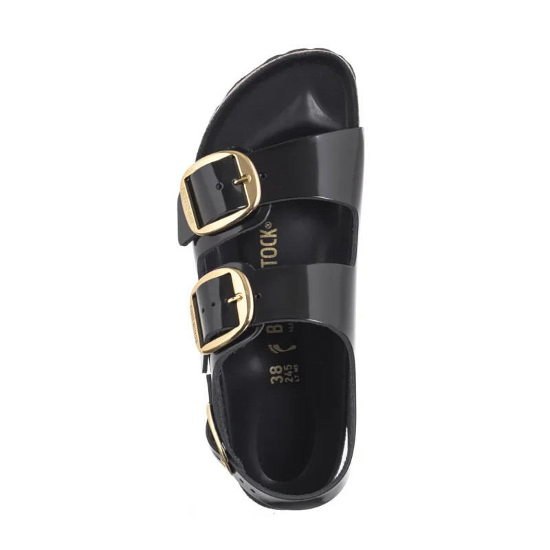 Birkenstock Milano Big Buckle High-Shine Black 1024211  (BK287-a) sandaalid