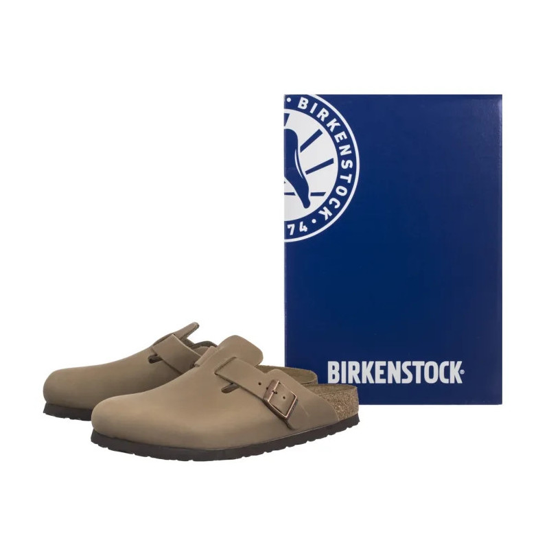 Birkenstock Boston BS  Soft Footbed Tabacco Brown 1019484 (BK288-a) Naiste kingad/klappide klapid