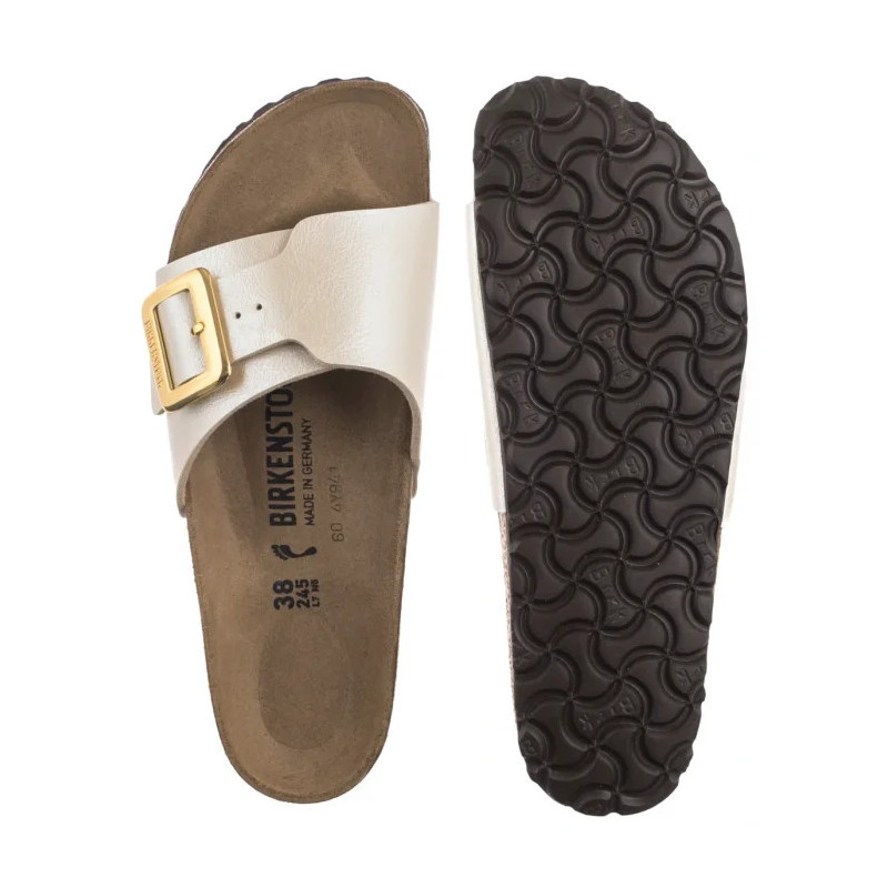 Birkenstock Catalina Cushion Buckle Graceful Pearl White 1029393 (BK289-b) Naiste kingad/klappide klapid