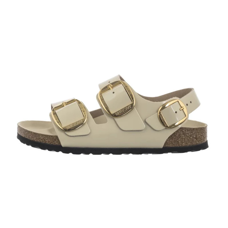 Birkenstock Milano Big Buckle High-Shine Ecru 1025395 (BK287-b) sandaalid