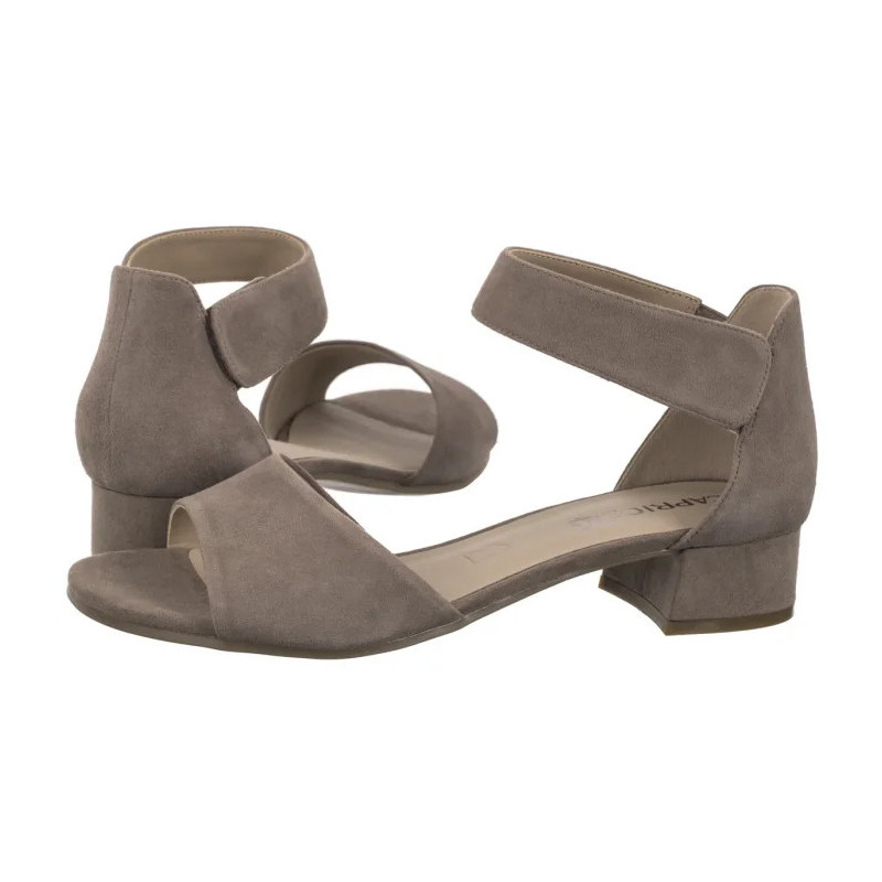 Caprice Szare 9-28212-42 338 Mud Suede (CP436-a) kingad