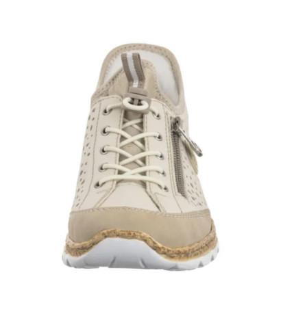 Rieker Beżowe N42V3-60 Beige (RI248-a) kingad