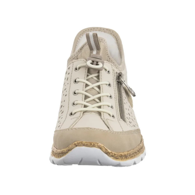 Rieker Beżowe N42V3-60 Beige (RI248-a) kingad
