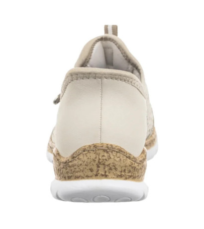 Rieker Beżowe N42V3-60 Beige (RI248-a) kingad