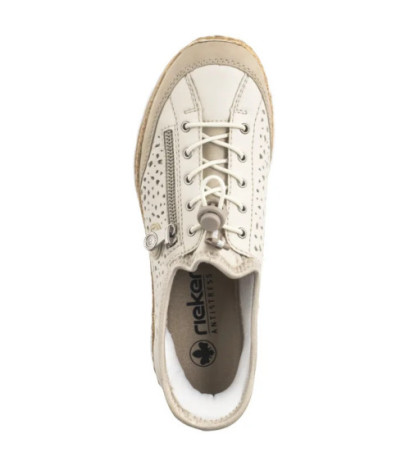 Rieker Beżowe N42V3-60 Beige (RI248-a) kingad