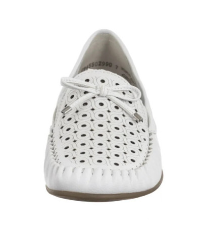 Rieker Białe Ażurowe L6352-80 White (RI249-a) kingad