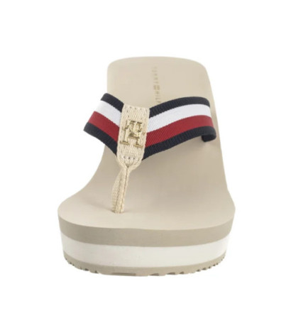Tommy Hilfiger TH Corporate Wedge Beach Sandal Muslin FW0FW08520 ACJ (TH1314-a) kingad