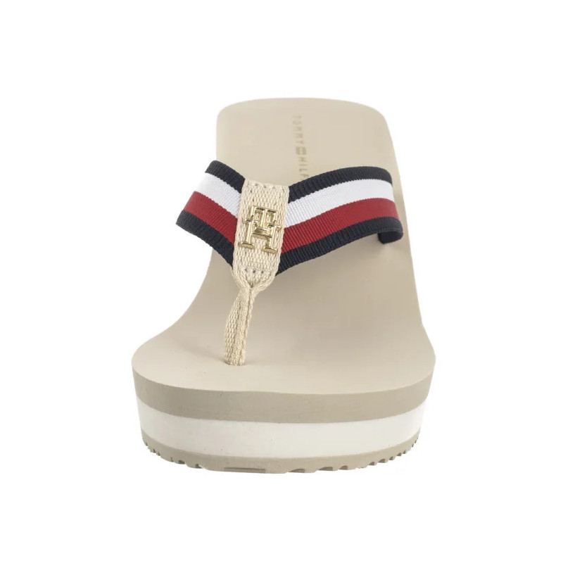 Tommy Hilfiger TH Corporate Wedge Beach Sandal Muslin FW0FW08520 ACJ (TH1314-a) kingad