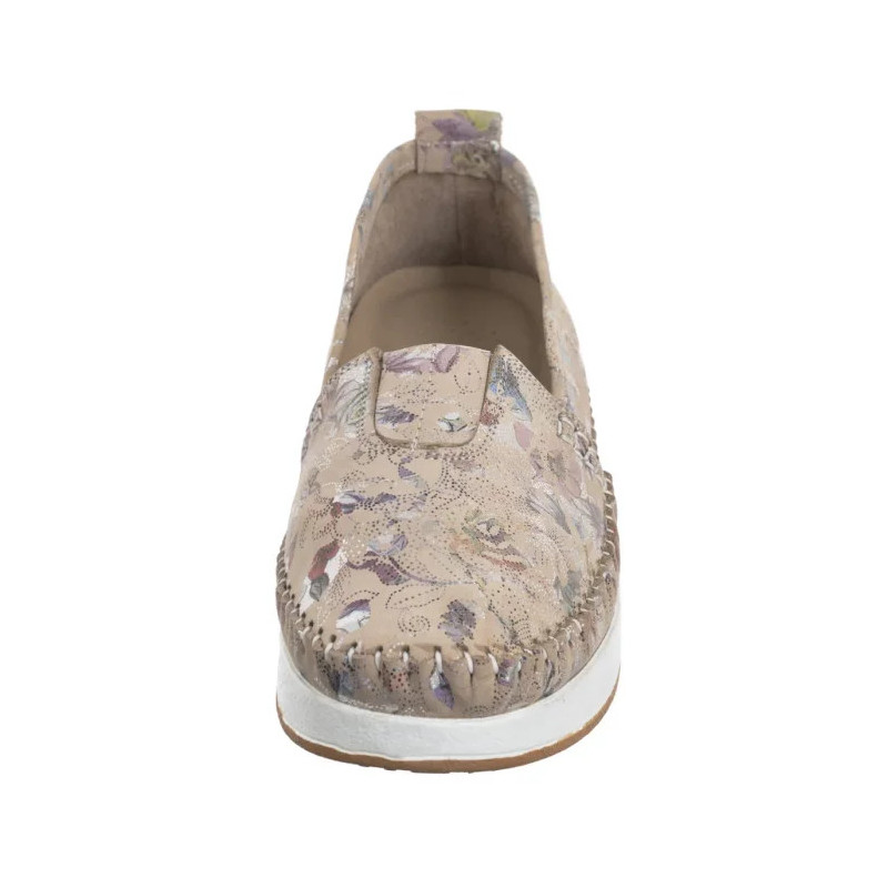 Venezia Beżowe w Kwiaty E124NUBEOBM029 (VE835-a) kingad