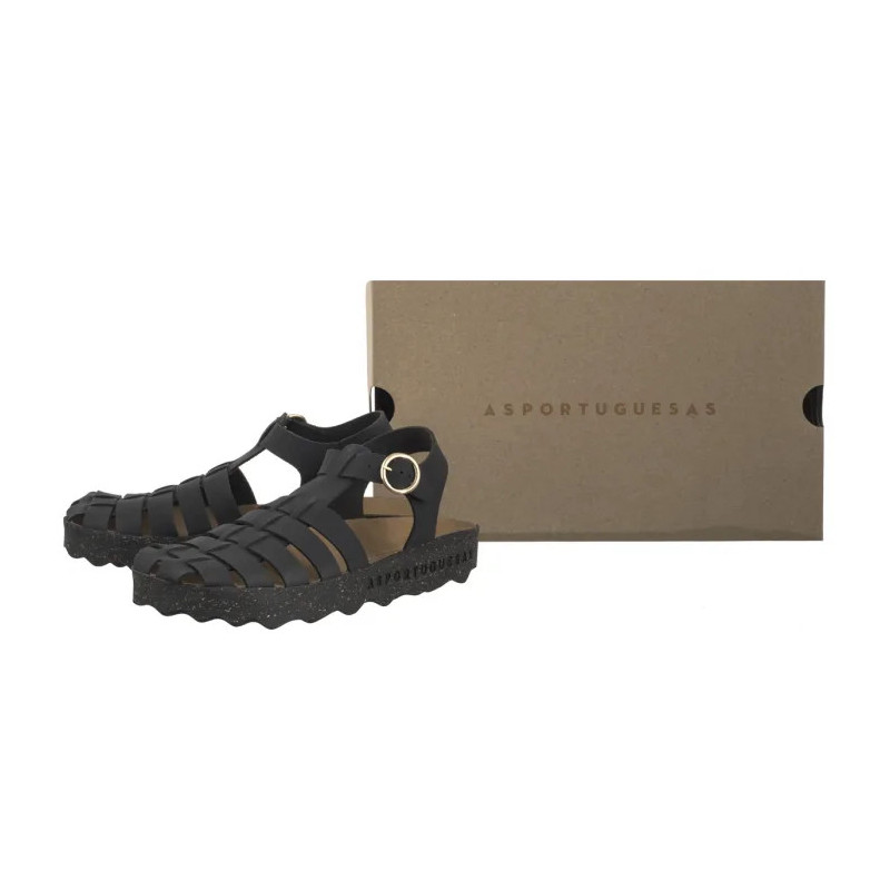 Asportuguesas Calix L Eco Nubu Black P018277000 (AP19-a) sandaalid