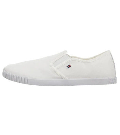 Tommy Hilfiger Canvas Slip-On Sneaker White FW0FW08640 YBS (TH1315-a) kingad