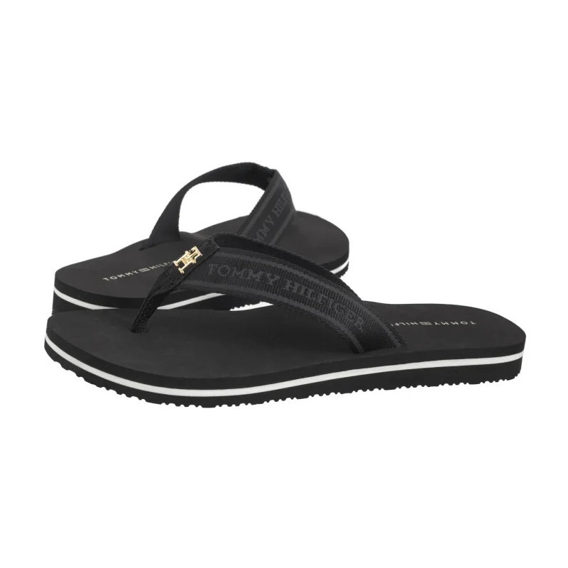Tommy Hilfiger Hilfiger Webbing Beach Sandal Black FW0FW08515 BDS (TH1317-a) kingad