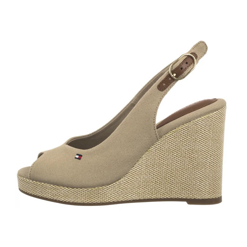 Tommy Hilfiger Flag High Wedge Espad Slingback Horseradish FW0FW08597 ACC (TH1327-a) kingad