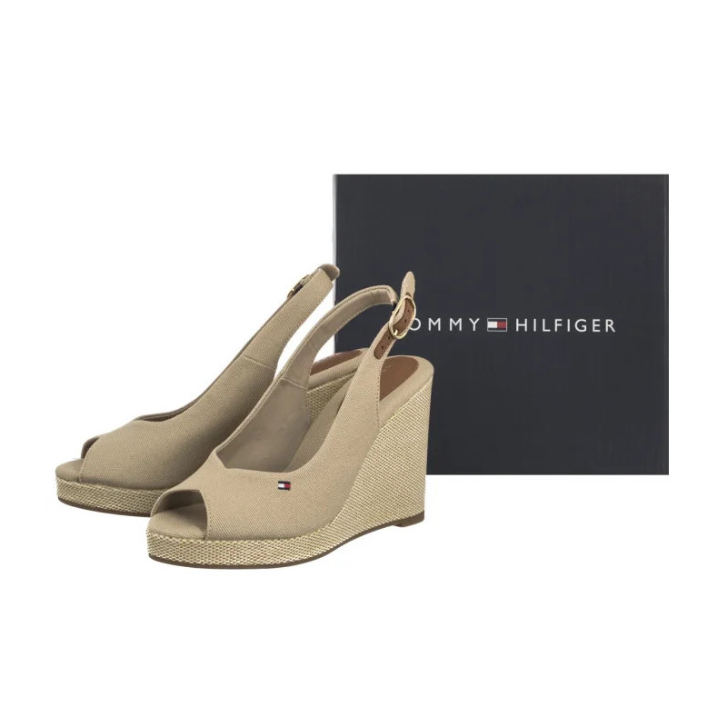 Tommy Hilfiger Flag High Wedge Espad Slingback Horseradish FW0FW08597 ACC (TH1327-a) kingad