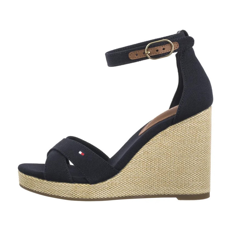 Tommy Hilfiger Flag High Wedge Espad Crisscross Space Blue FW0FW08661 DW6 (TH1329-a) kingad