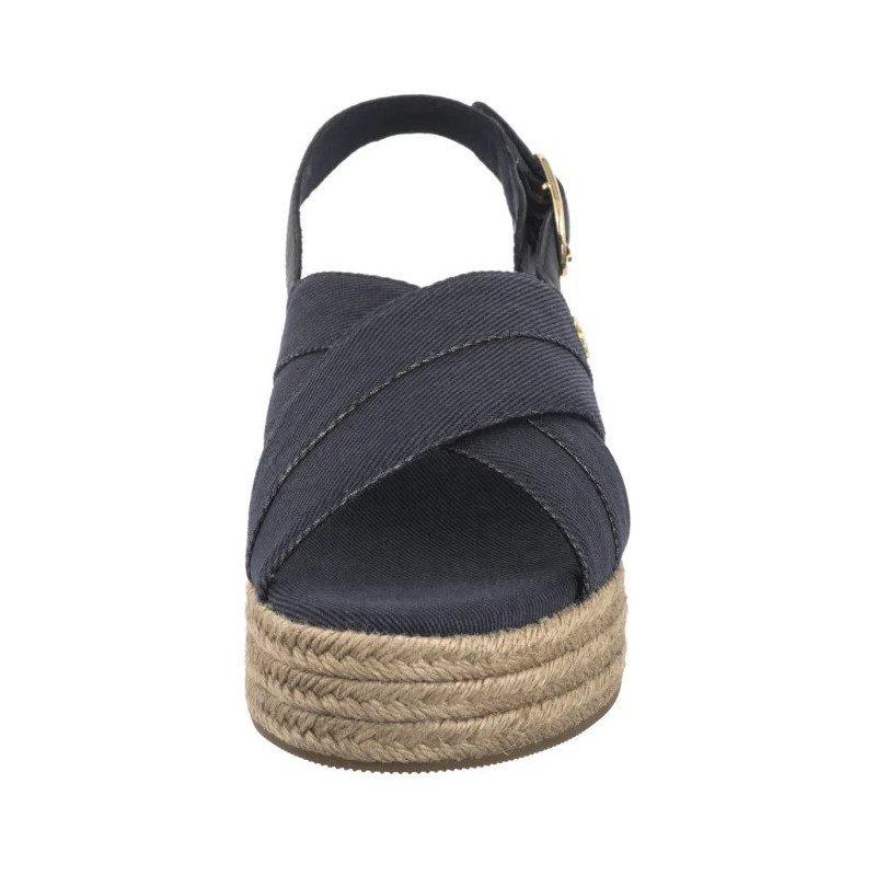 Tommy Hilfiger Denim Espadrille Platform Sandal Space Blue FW0FW08669 DW6 (TH1333-b) kingad