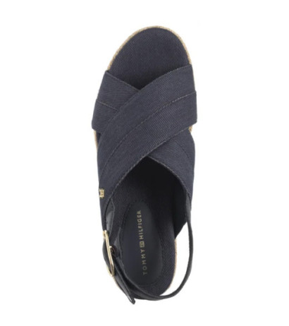 Tommy Hilfiger Denim Espadrille Platform Sandal Space Blue FW0FW08669 DW6 (TH1333-b) kingad