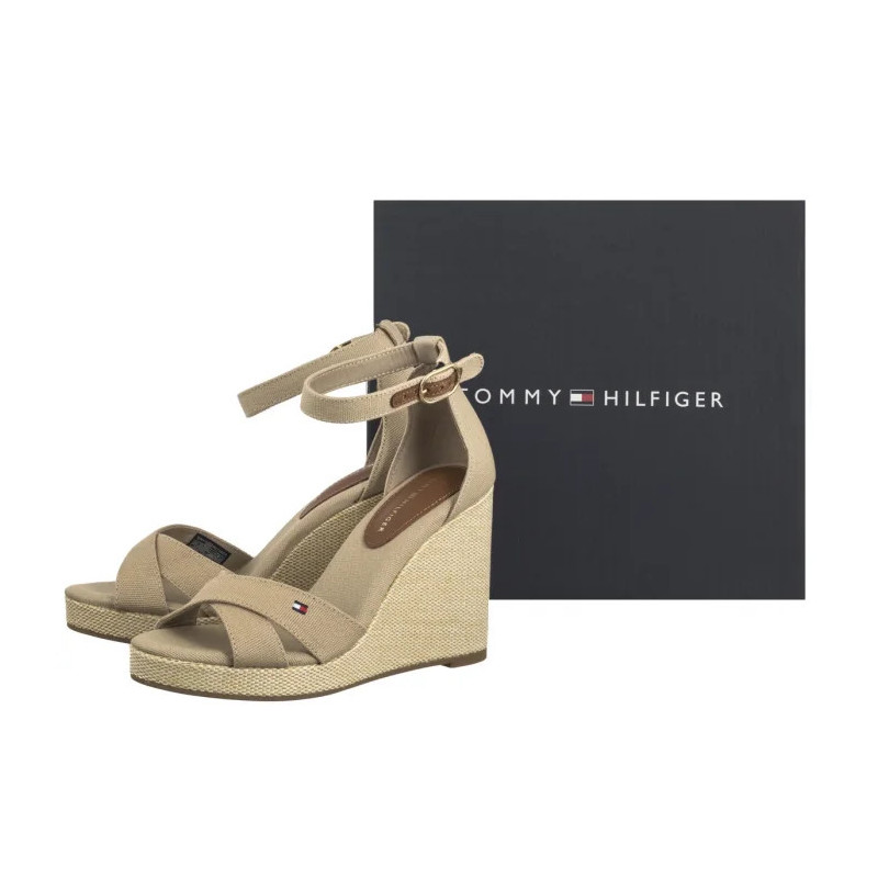 Tommy Hilfiger Flag High Wedge Espad Crisscross Horseradish FW0FW08661 ACC (TH1329-b) kingad