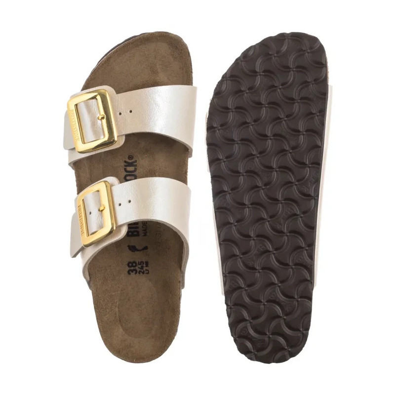 Birkenstock Sydney Cushion Buckle Graceful Pearl White 1029492 (BK301-a) Naiste kingad/klappide klapid