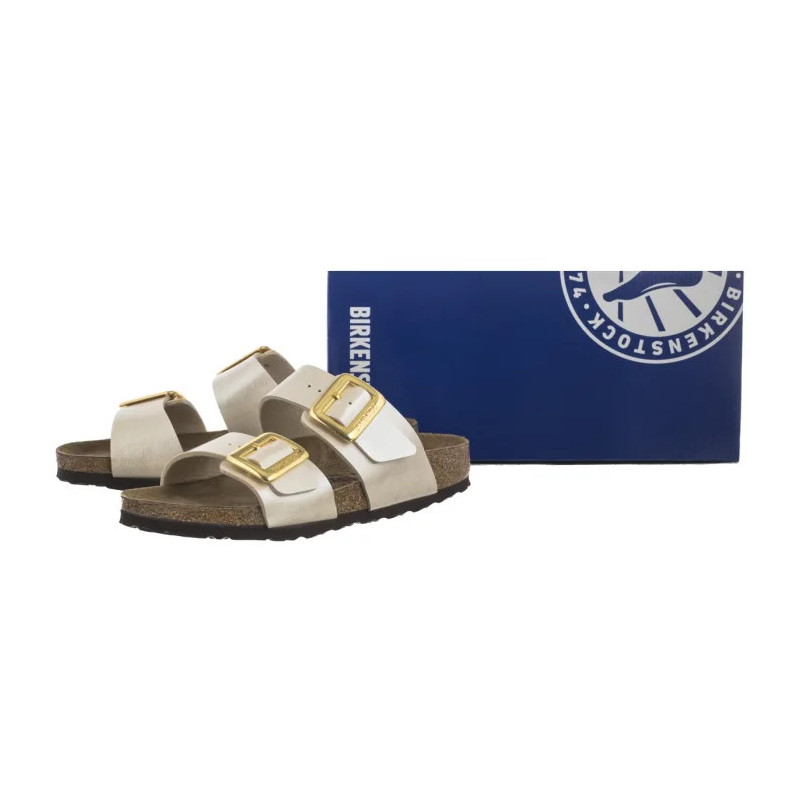 Birkenstock Sydney Cushion Buckle Graceful Pearl White 1029492 (BK301-a) Naiste kingad/klappide klapid