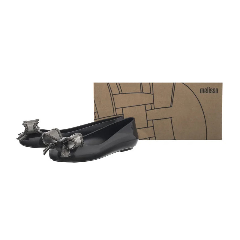 Melissa Sweet Love VIII AD 33885 AO323 Black/Metallic Dark Grey (ML348-b) baleriinid