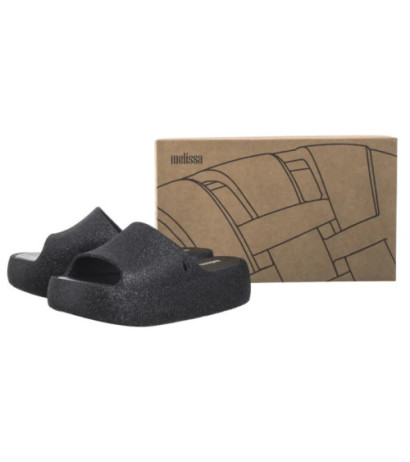 Melissa Free Platform Slide Gl 36126/BF580 Glitter Black (ML354-b) kingad