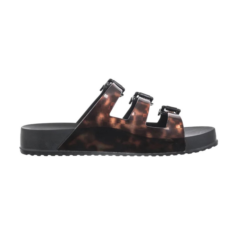 Melissa Cozy Stripes AD 35943/BC962 Black/Clear Tortoise (ML360-b) Naiste kingad/klappide klapid