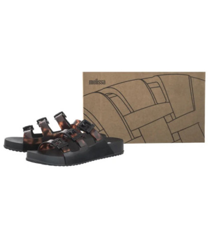 Melissa Cozy Stripes AD 35943/BC962 Black/Clear Tortoise (ML360-b) Naiste kingad/klappide klapid